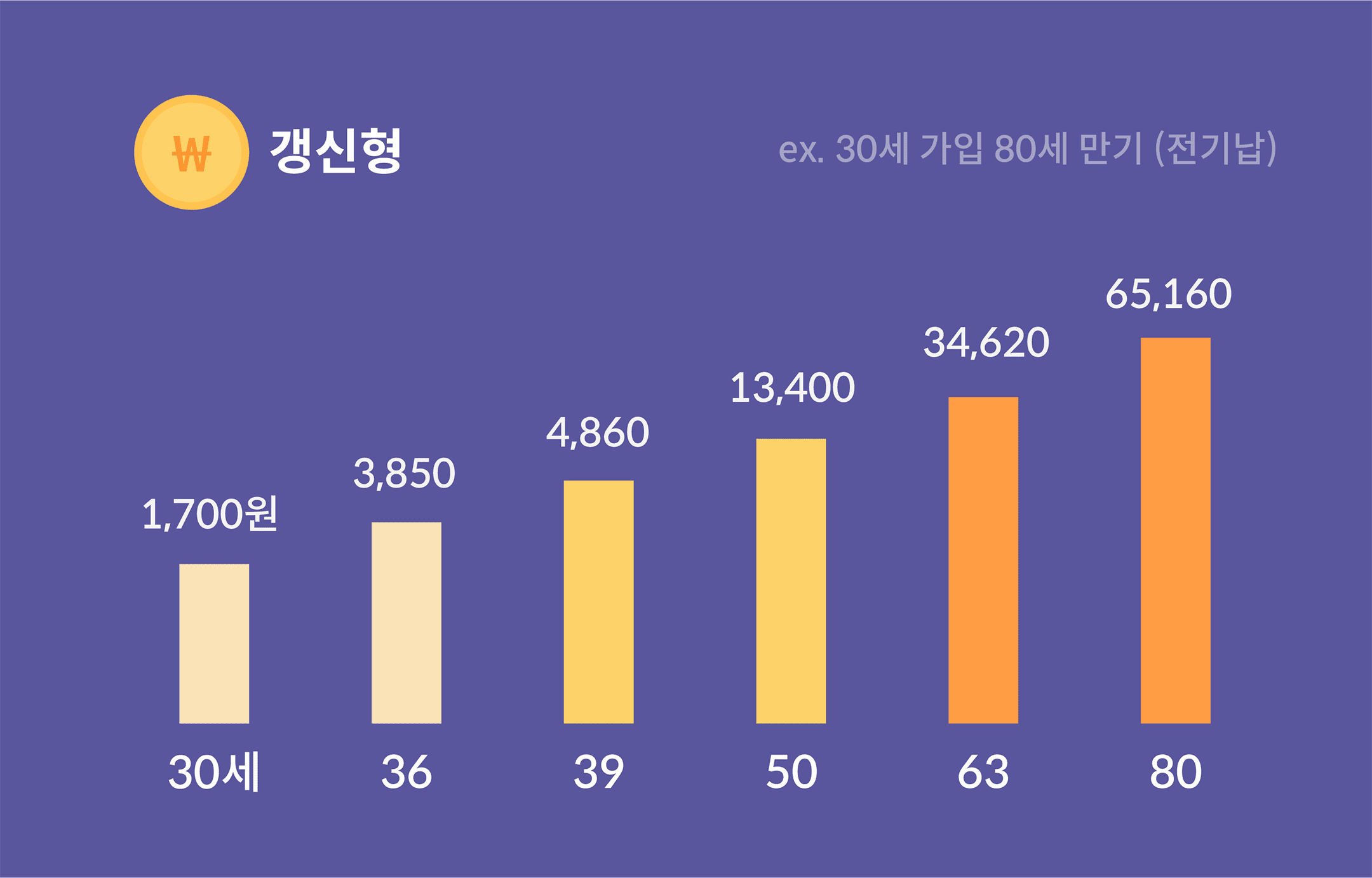 갱신형 보험 일러스트 이미지